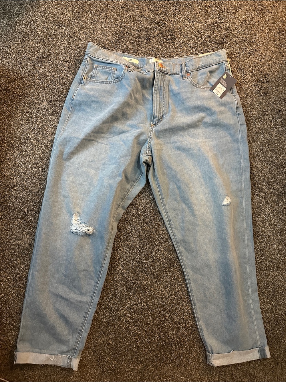 Light Blue Distressed Women's Jeans Universal Threads 14